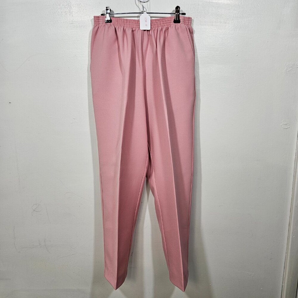 Alfred Dunner Light Pink Pants Size 8‎ Excellent Condition! (SH28)
